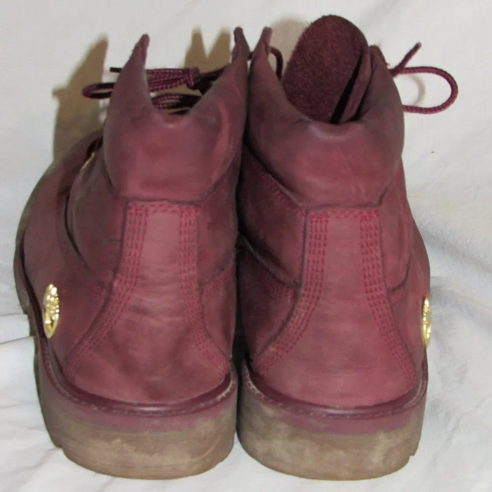 Timberland Primaloft 200 Gram Berry Burgundy Boots Girls sz 5